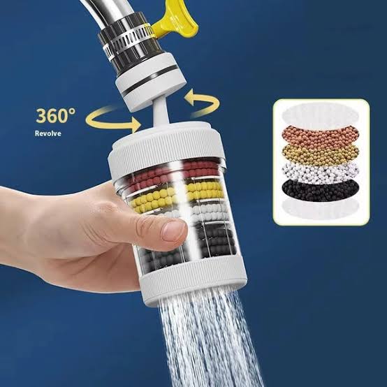 360 Degree Rotatable 6 Layers Water purifier magnetic filter tap